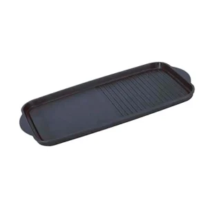 Grelhador rectangular antiaderente para indução 46x26cm