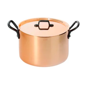 Panela com tampa Inox e Cobre 7,5L 24cm