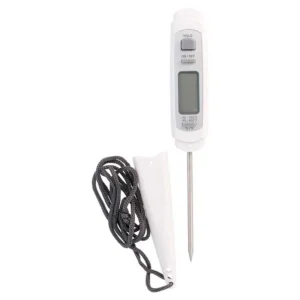Termómetro digital de bolso com sonda Branco