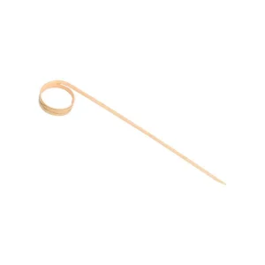 Palitos em espiral – Pack de 100 – Bambu Natural 12cm