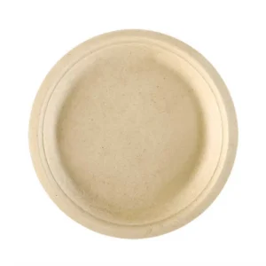 Pratos Bionic – Pack de 50 – Bagaço Natural Ø23x2cm