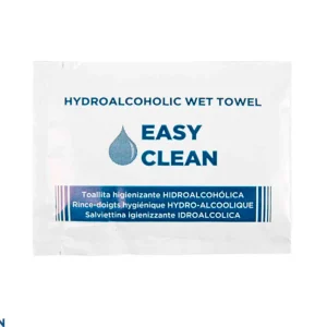 Toalhitas com alcool Easy Clean – Pack de 1500 – Celulose Branco