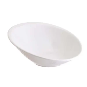 Saladeira expositora Melamina Branco 38×30,4×12,5/6,5cm
