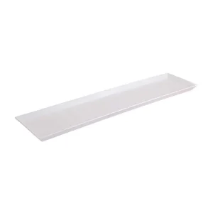Travessa rectangular Melamina Branco 75×18,5cm