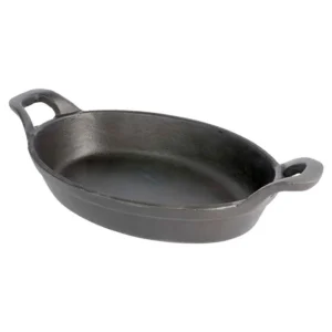 Caçarola oval Ferro Preto 21,6cm