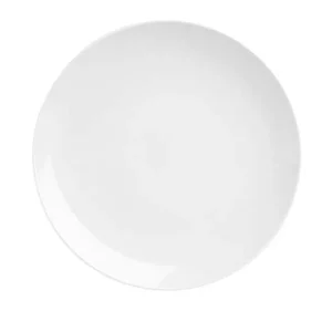 Prato de sobremesa redondo Modulo Porcelana Branca 20cm