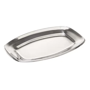 Travessa modelo italiano Inox 30x20cm