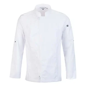 Jaleca de Homem com fecho Bond Branco – Tamanho Pequeno (S)