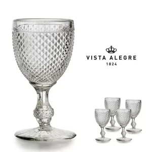 VISTA ALEGRE CALICE VA BICOS INCOLOR CONJ.4 28CL CLEAR VIDRO