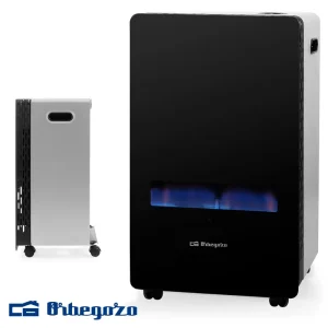 AQUECEDOR GAS ORBEGOZO HBF 100 CHAMA AZUL 3800W 70CM
