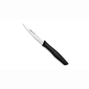 Faca descascar com cabo preto 10cm