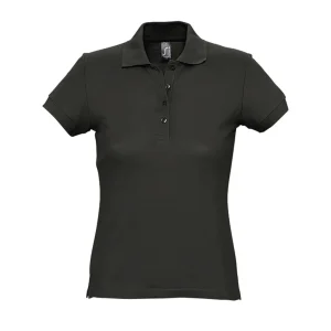 Polo de senhora Passion Algodão Preto Grande