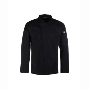 Jaleca de Homem com respirável Confort Preto – Tamanho Enorme (XXXL)