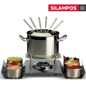 FONDUE SILAMPUS NAUTILUS COMPLETO Ø16CM 6 TAÇAS INOX 18/10