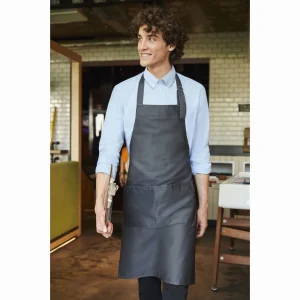 Avental clássico com bolso Gala Cinza 90cm