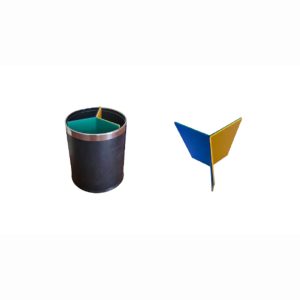 Separador ecoponto com 3 divisórias PVC