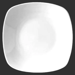 Prato quadrado Quadro Monaco White 28cm 9001C082