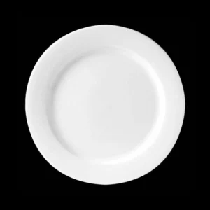 Prato raso com aba plana Monaco White 23cm 9001C303