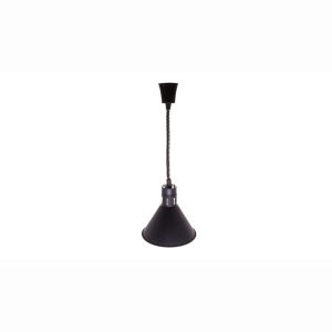 Lâmpada aquecedora retráctil Preto 2500W