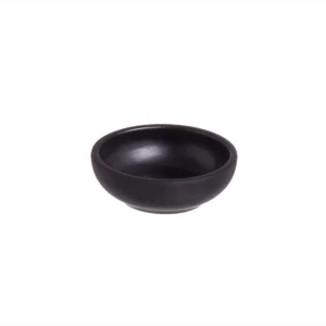 Taça redonda Melamina Preta 20cl