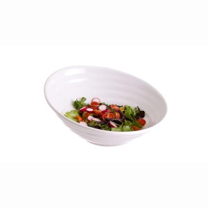 Saladeira expositora oblíqua Melamina Branco 36x32x14cm