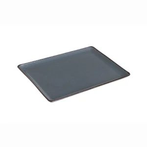 Travessa retangular Pearl Porcelana Azul 30cm