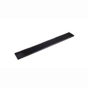 Tapete de balcão de bar Borracha Preto