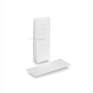 Saquetas para pão Papel Kraft Branco – Conjunto de 250 unidades