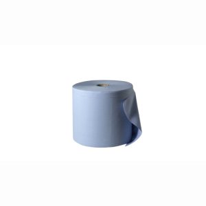 Rolo de papel para limpeza industrial Azul