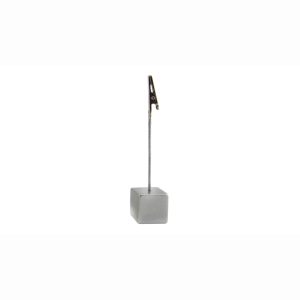 Porta-etiquetas com base em acrílico – Inox