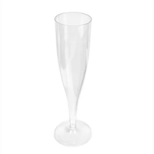 Flute de champanhe Luxo Poliestireno Transparente 10cl 4,8cm – Conjunto de 180 unidades