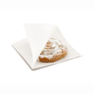 Bolsa hamburguer aberta descartável – Pack de 100 – Branco 12×12,2cm