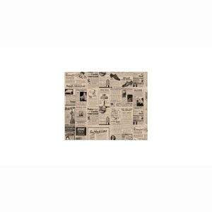 Folha antigordura para fast food / hamburguer Times – Pack de 1000 – Papel Kraft Natural 28x34cm