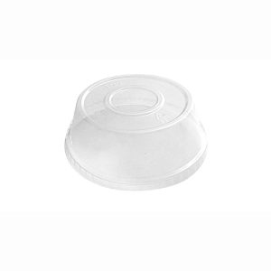 Tampas altas para taças descartáveis – Pack de 50 – PET 24cl