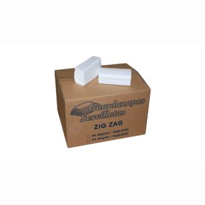 Conjunto de 200 guardanapos Papel Zig-zag