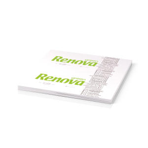 Conjunto de 250 toalhas Papel 80x80cm