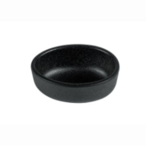 Taça oval para molhos Karola Melamina Preto 3,5cl