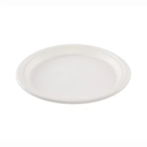 Pratos descartáveis Cana de açucar 26cm – Conjunto de 50 unidades