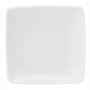 Prato de sobremesa Carré Branco 21cm