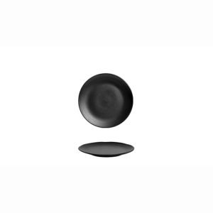 Prato sobremesa Organic Glam Preto 21cm