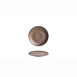 Prato sobremesa Round Bronce 21cm