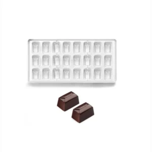 Molde para chocolate retangular Policarbonato 30x18cm