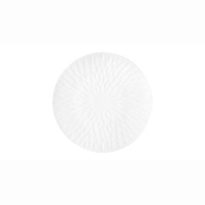 Prato de pão redondo Boréal Porcelana Branca 15cm