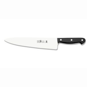 Faca Cozinheiro com cabo Preto 25cm